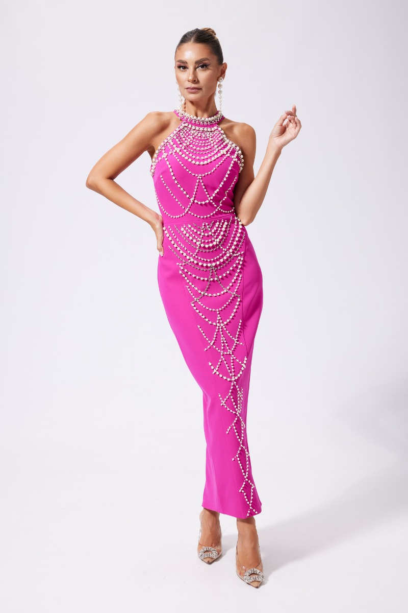 Rochie de ocazie premium Evea Fucsia