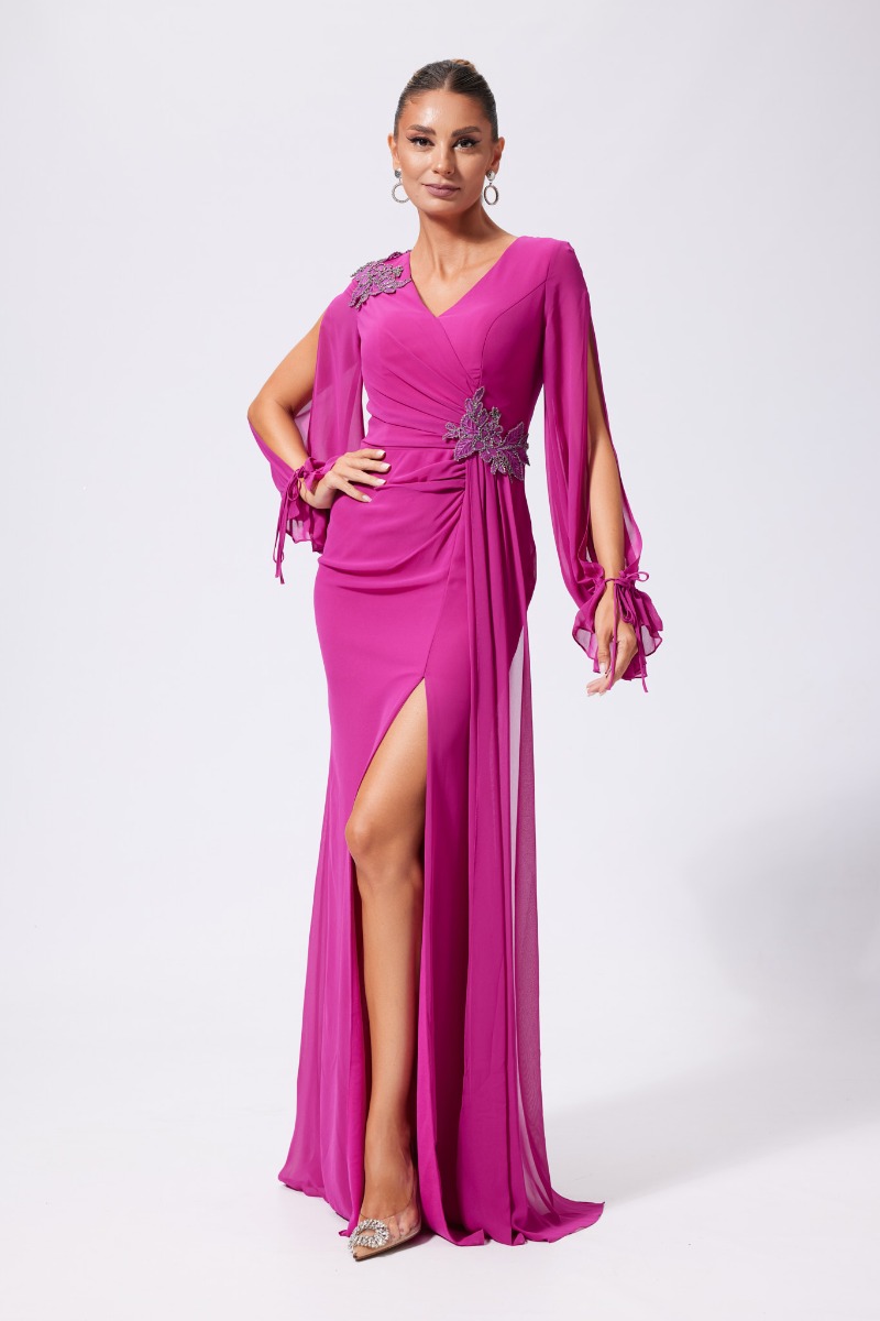 Rochie de ocazie premium Dessira Fucsia