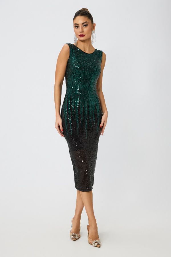 Rochie Glossy Verde