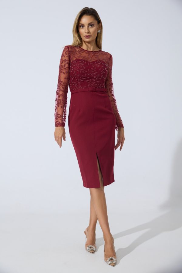 Rochie Sophy Bordo