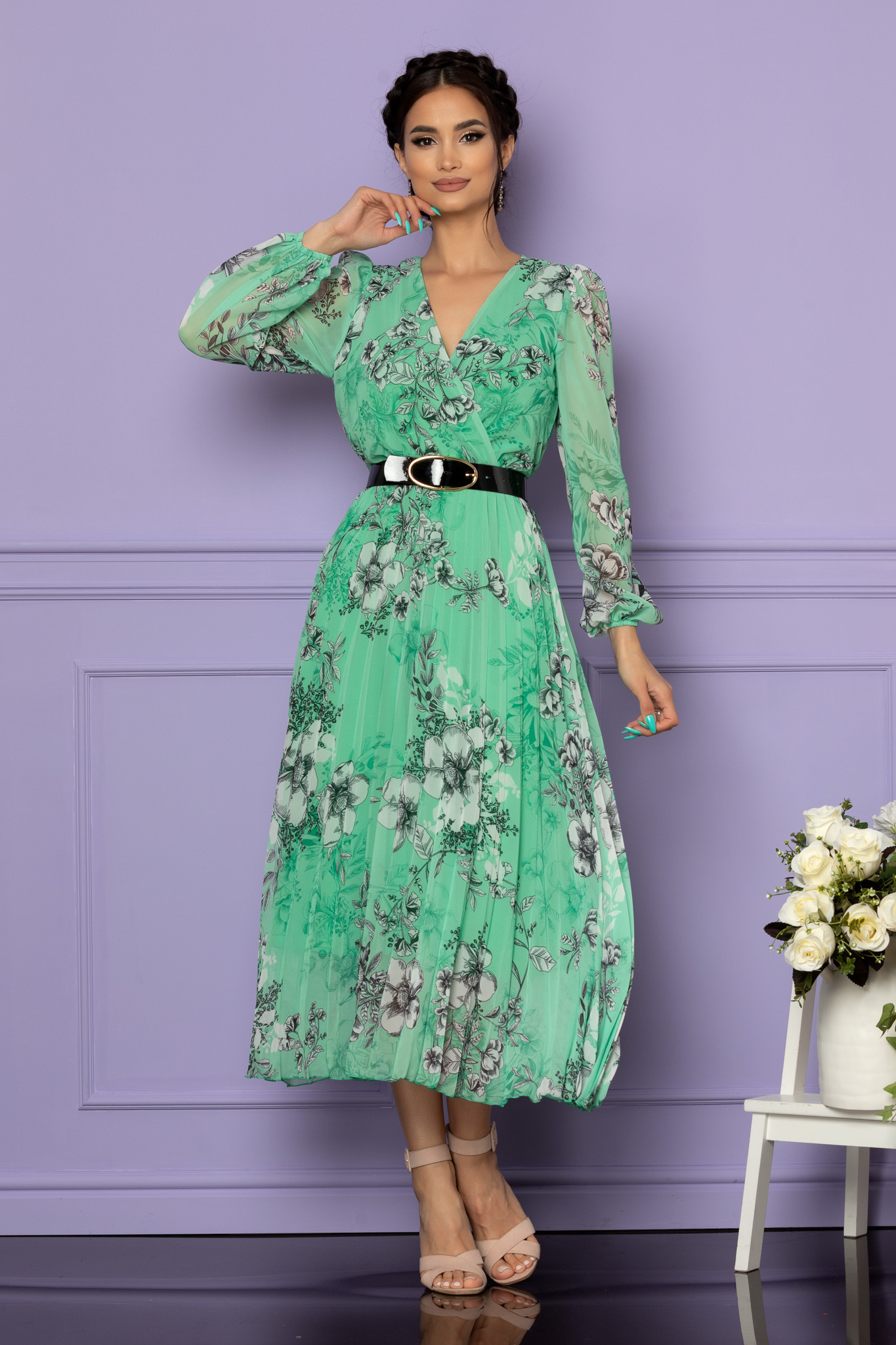 Rochie Ingrid Verde