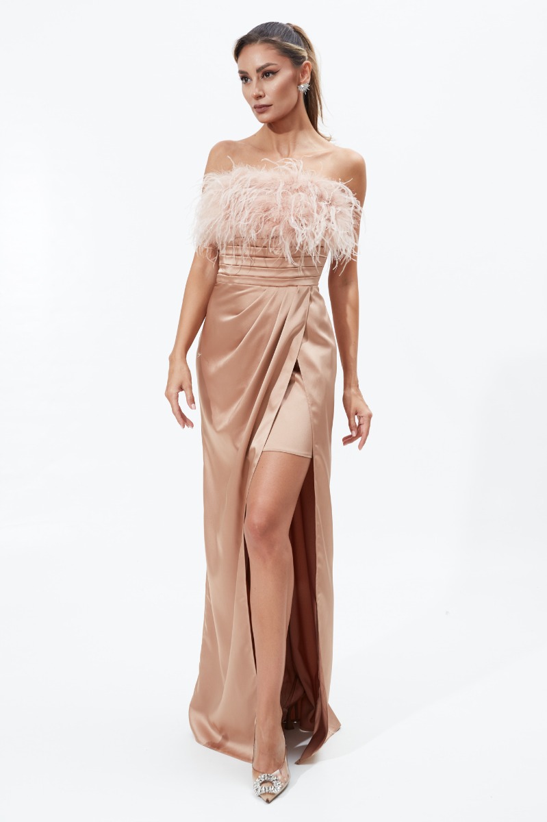 Rochie de ocazie premium Ducessa Nude