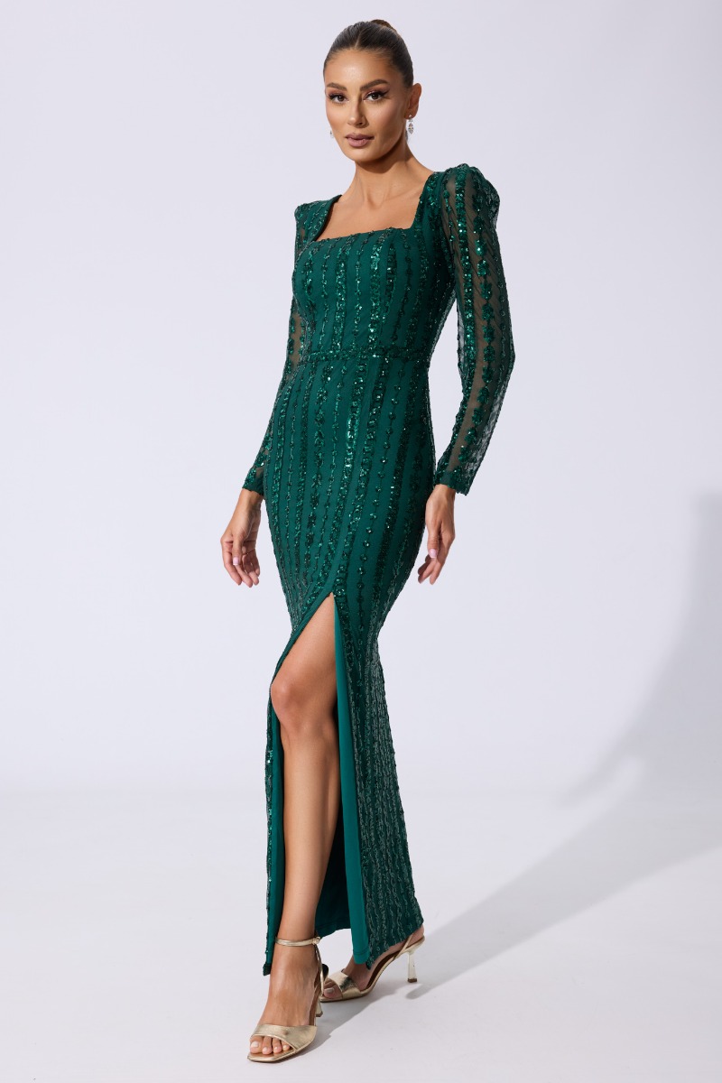 Rochie de ocazie Naveen Verde