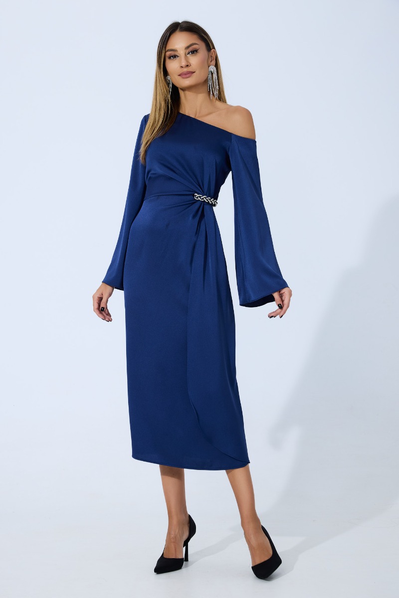 Rochie de ocazie Felicita Bleumarin