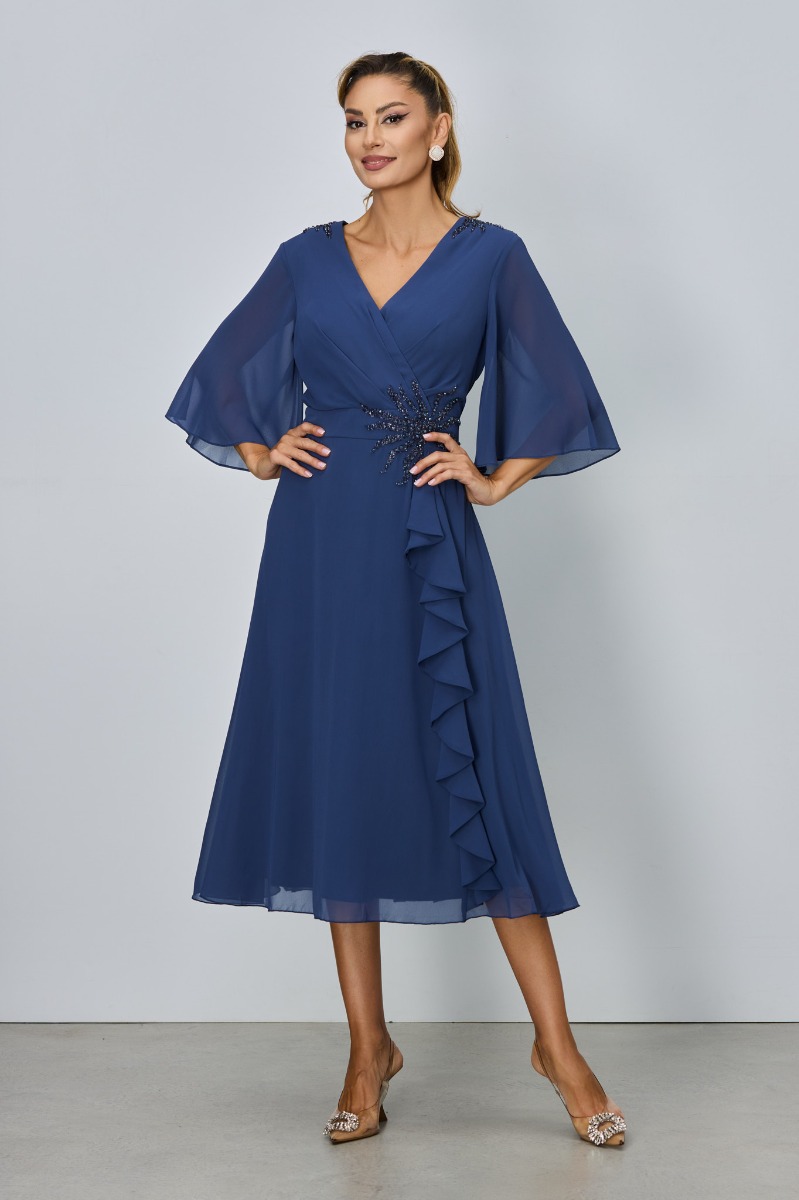 Rochie de ocazie Christa Indigo