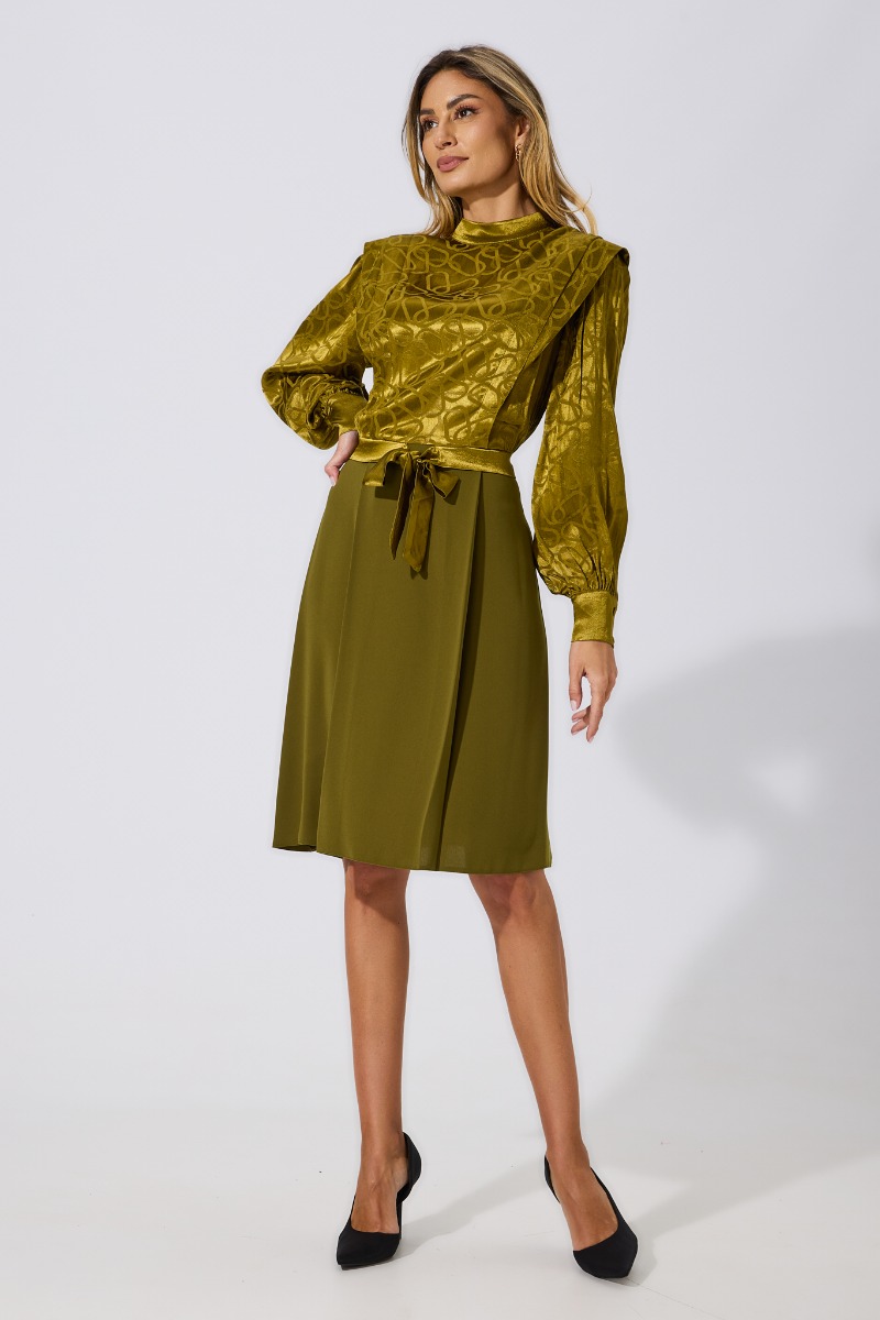 Rochie eleganta Keylla Olive