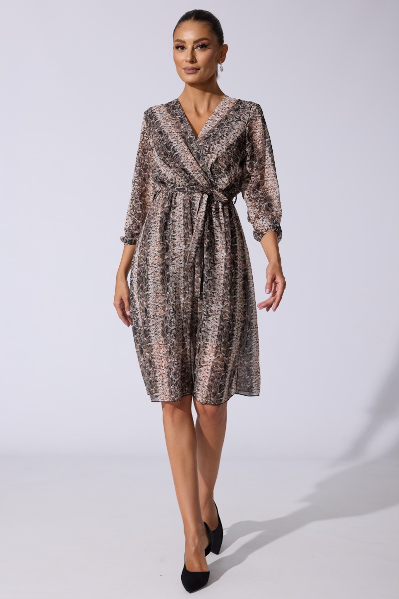 Rochie eleganta Peggie Animal Print