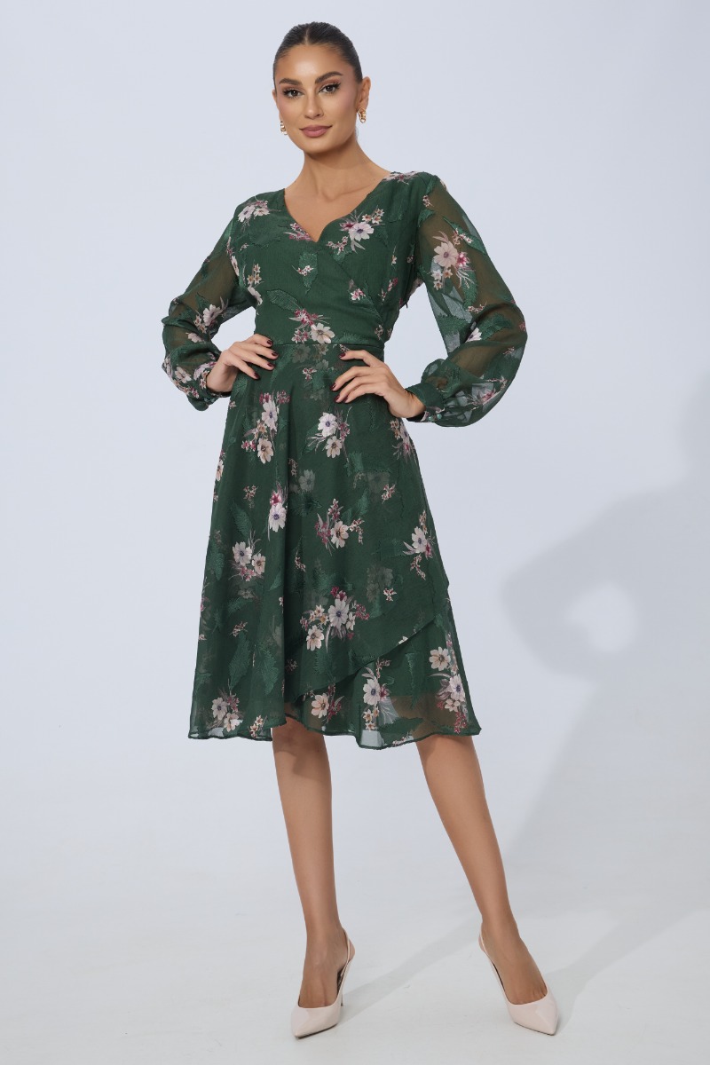 Rochie eleganta Bryanda Verde