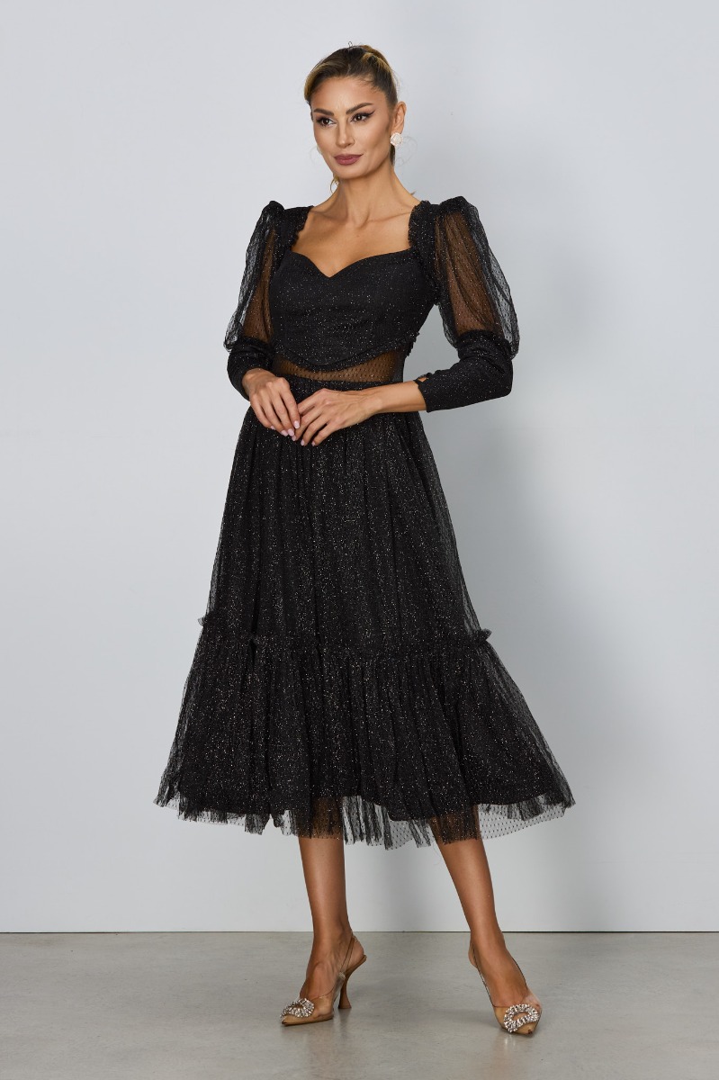 Rochie de ocazie Poeme Neagra