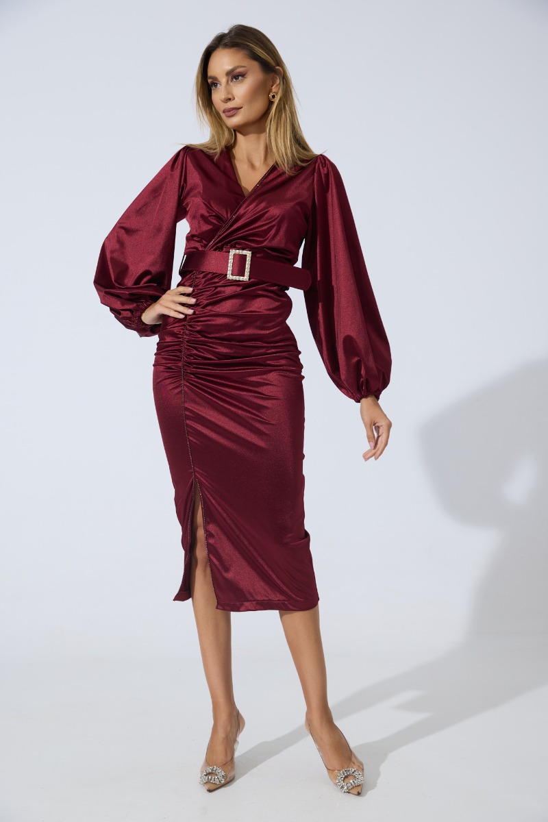 Rochie de ocazie Florice Bordo