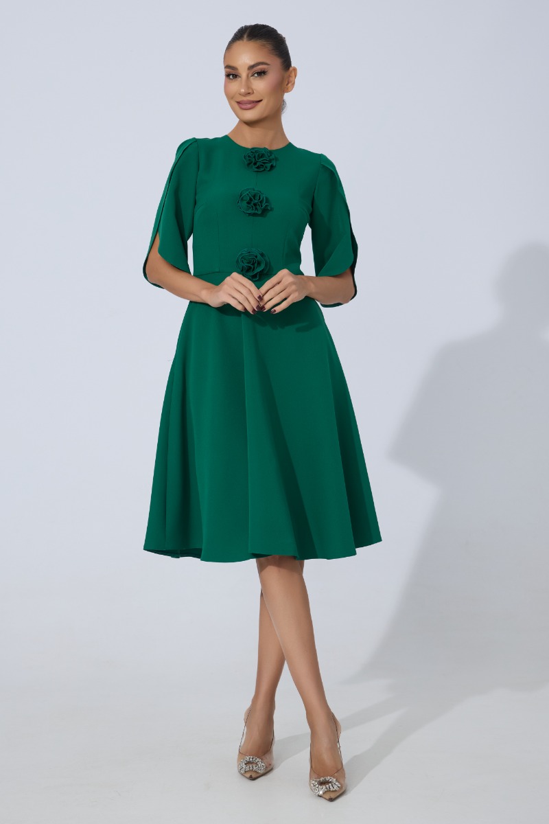 Rochie eleganta Moze Hilda Verde