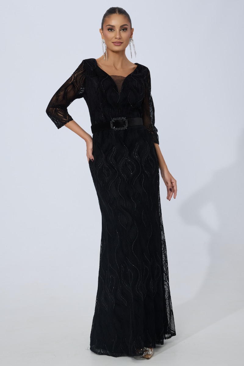 Rochie de ocazie premium Mirabelle Neagra