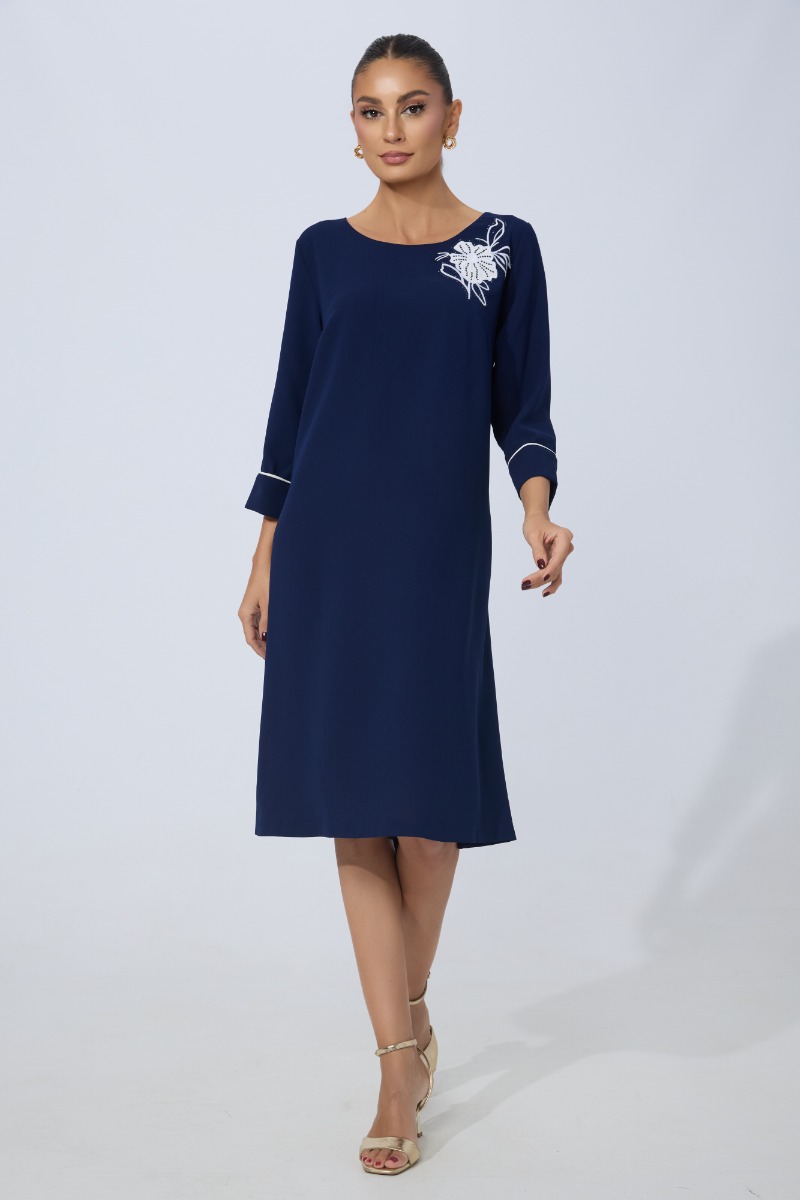 Rochie eleganta Mariel Bleumarin