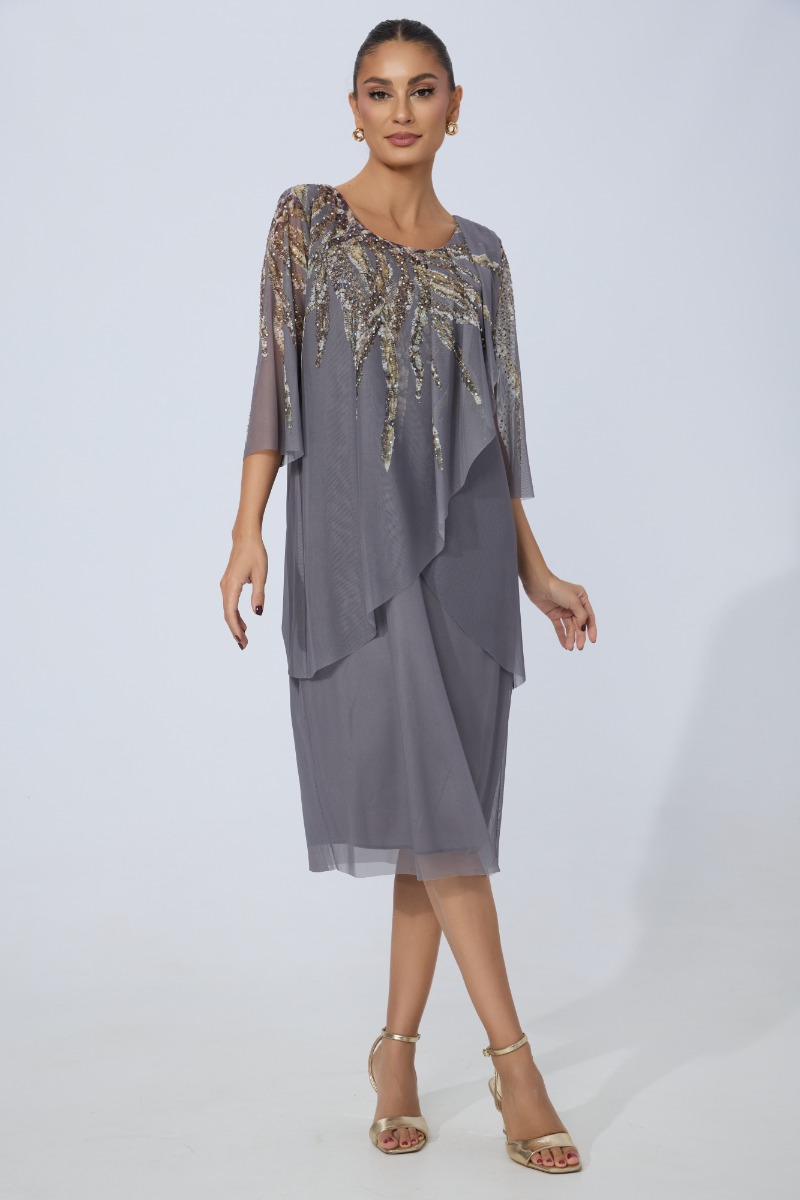 Rochie de ocazie Felicia Gri 