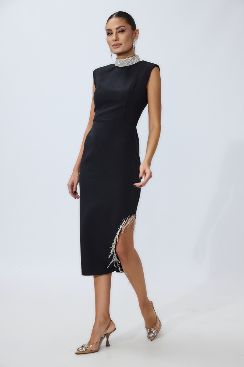 Rochie de ocazie Stephanie Neagra