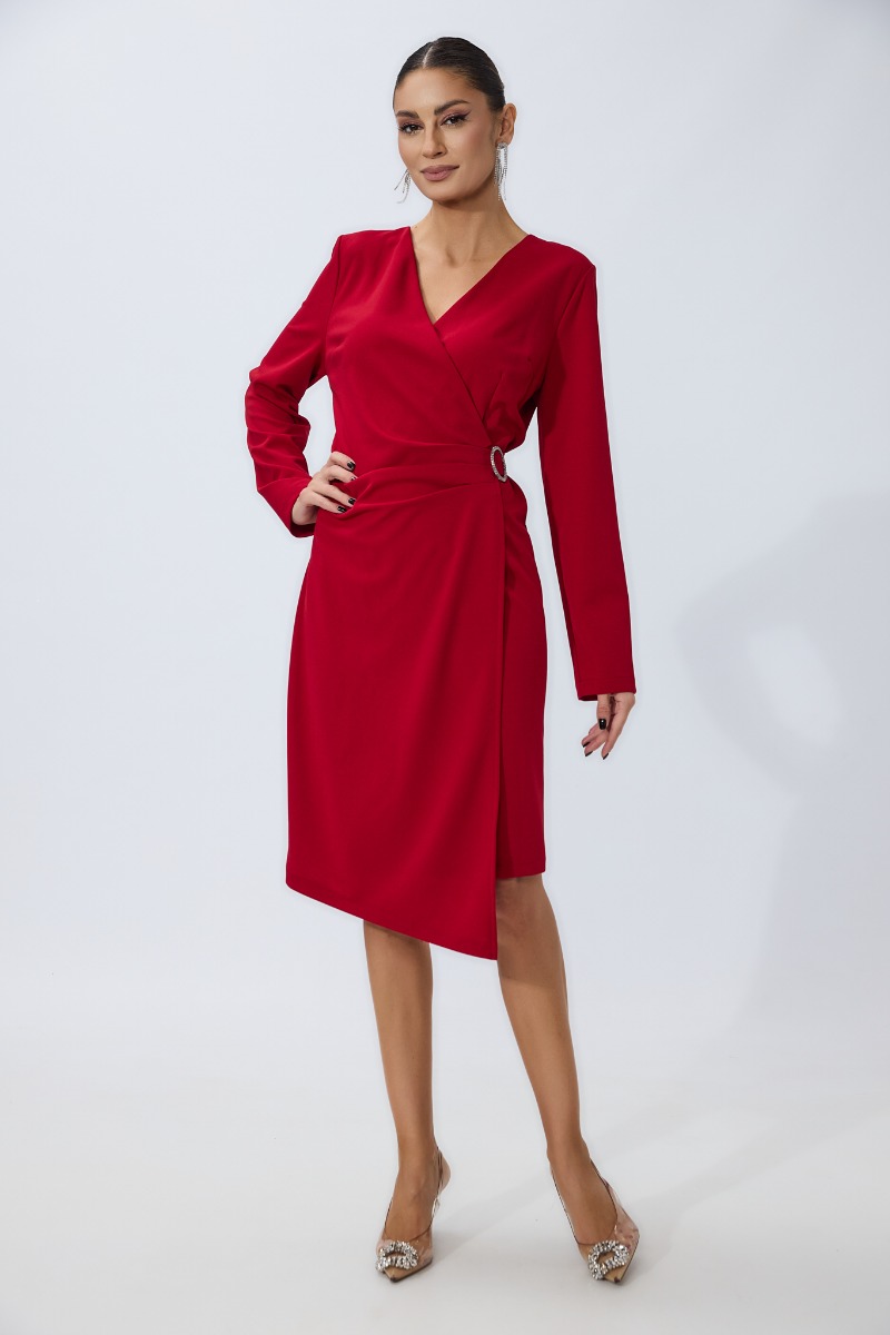 Rochie eleganta Maisy Marsala