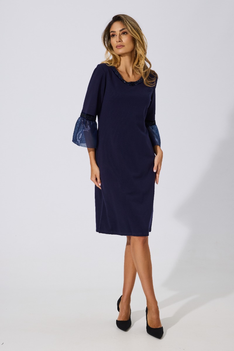 Rochie eleganta Elka Bleumarin