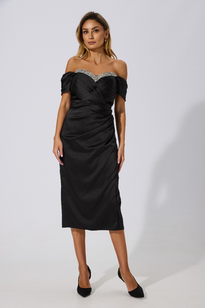 Rochie de ocazie Emberly Neagra