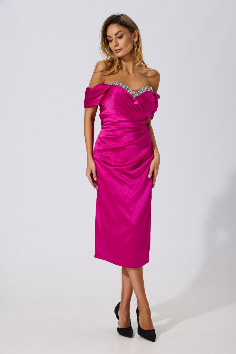 Rochie de ocazie Emberly Fucsia