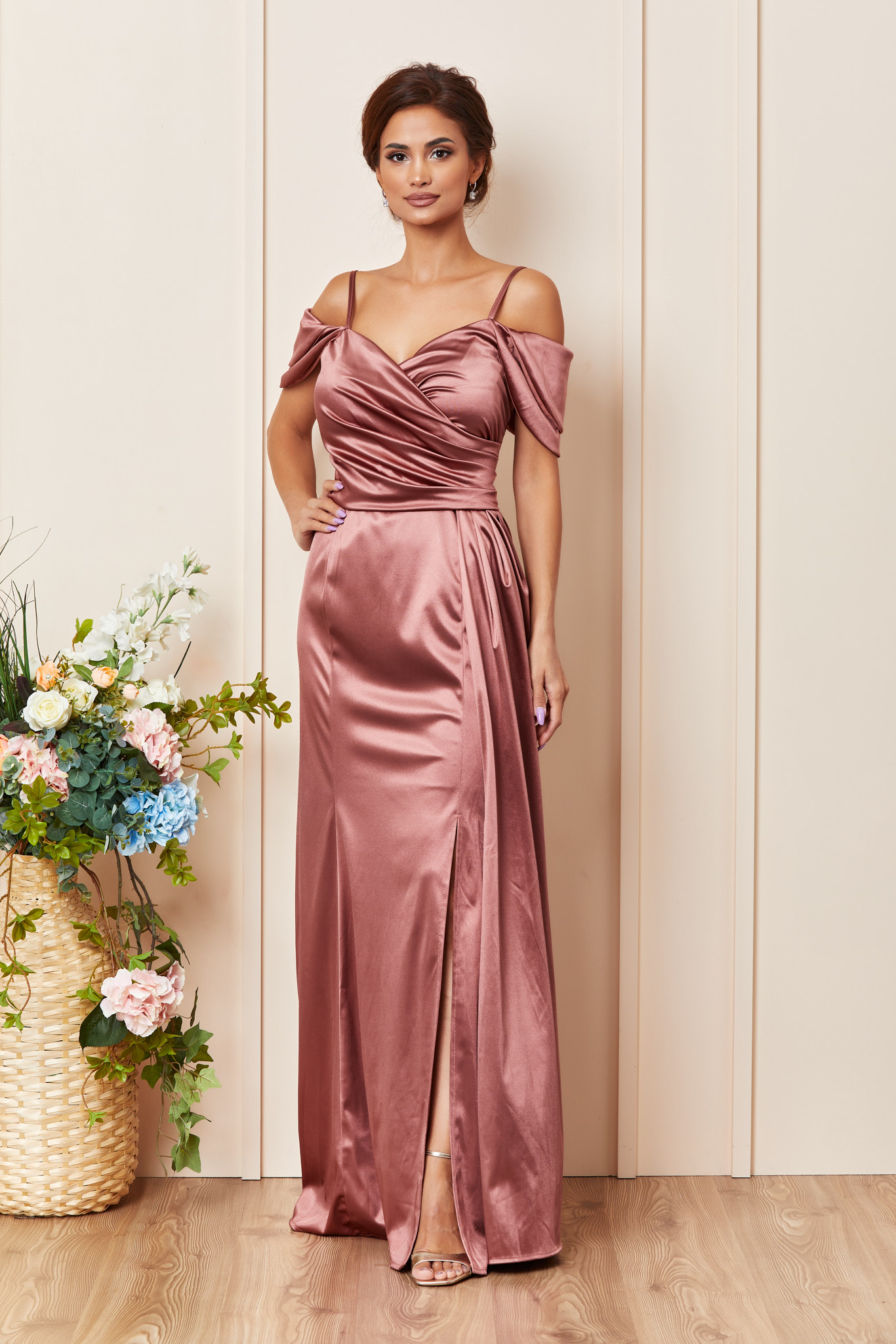 Rochie lunga Irresistible Rose