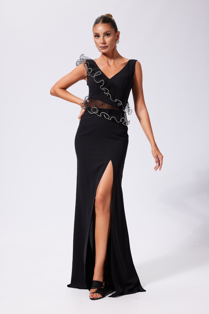 Rochie de ocazie premium Silance Neagra