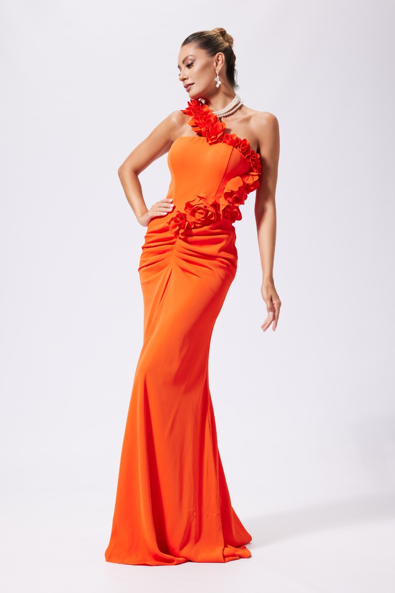 Rochie de ocazie premium Queen Orange