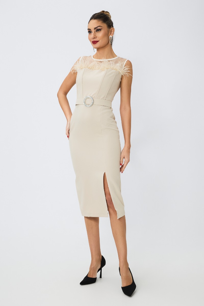 Rochie Astrid Bej