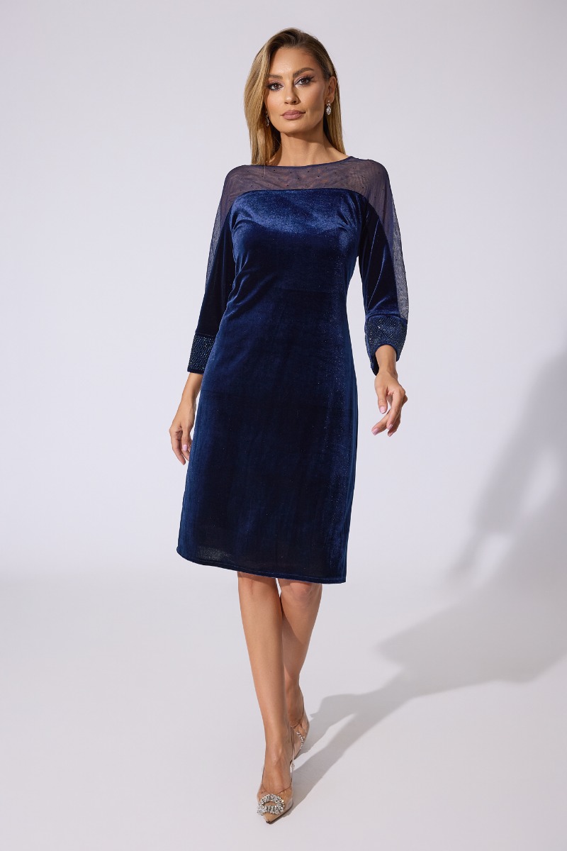 Rochie de ocazie Zory Bleumarin