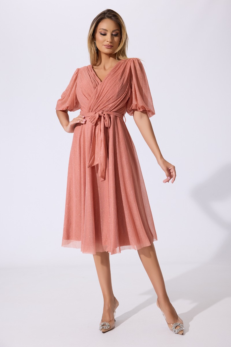 Rochie de ocazie Leticia Peach 