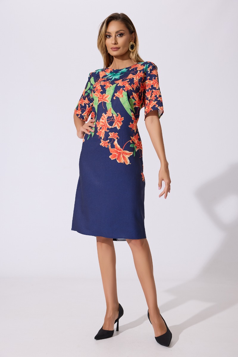 Rochie eleganta Zorra Bleumarin